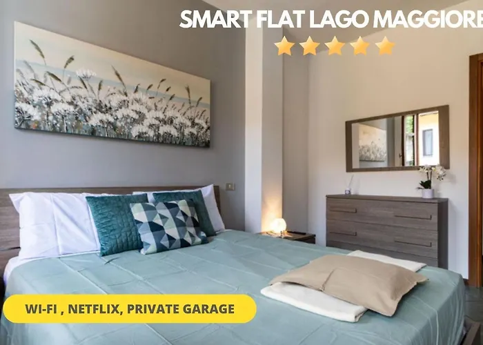 Smart Flat - Lago Maggiore - Private Garage, Wi-Fi